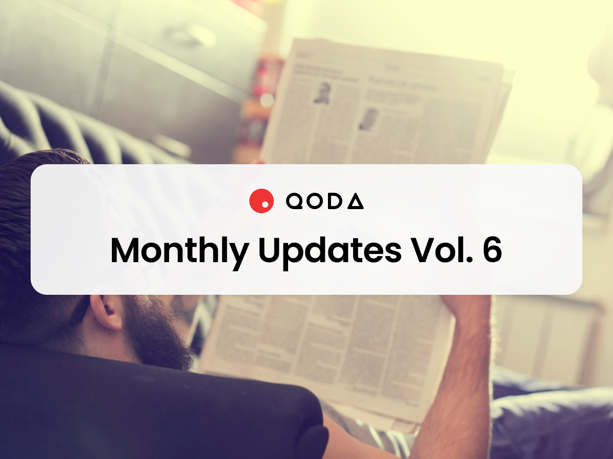 Qoda Monthly Updates Volume 6